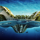 Illustration for article titled A Floating Ecopolis for the Age of Rising Seas